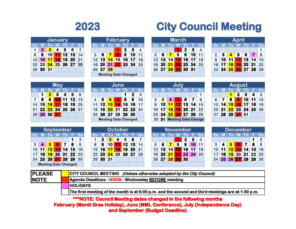 2023 Schedule