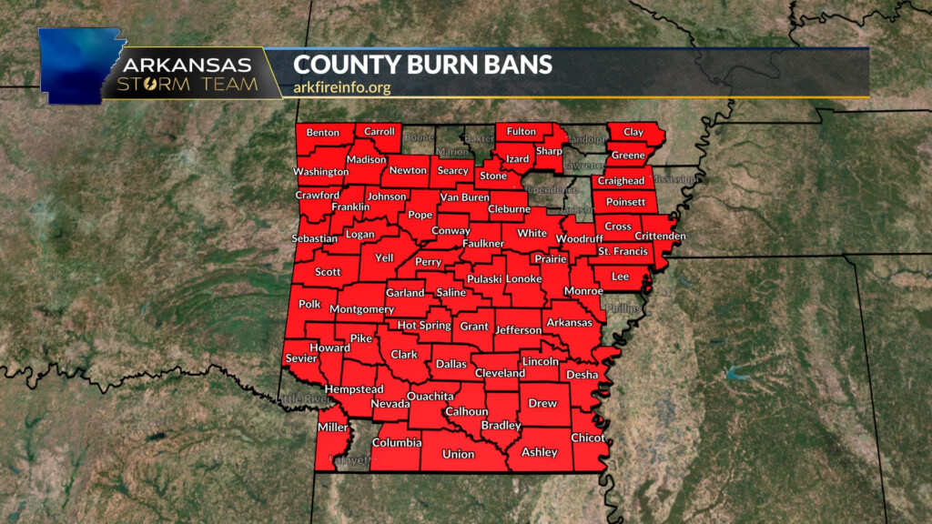 Arkansas Storm Team Weather Blog 64 Counties Now Under A Burn Ban KARK