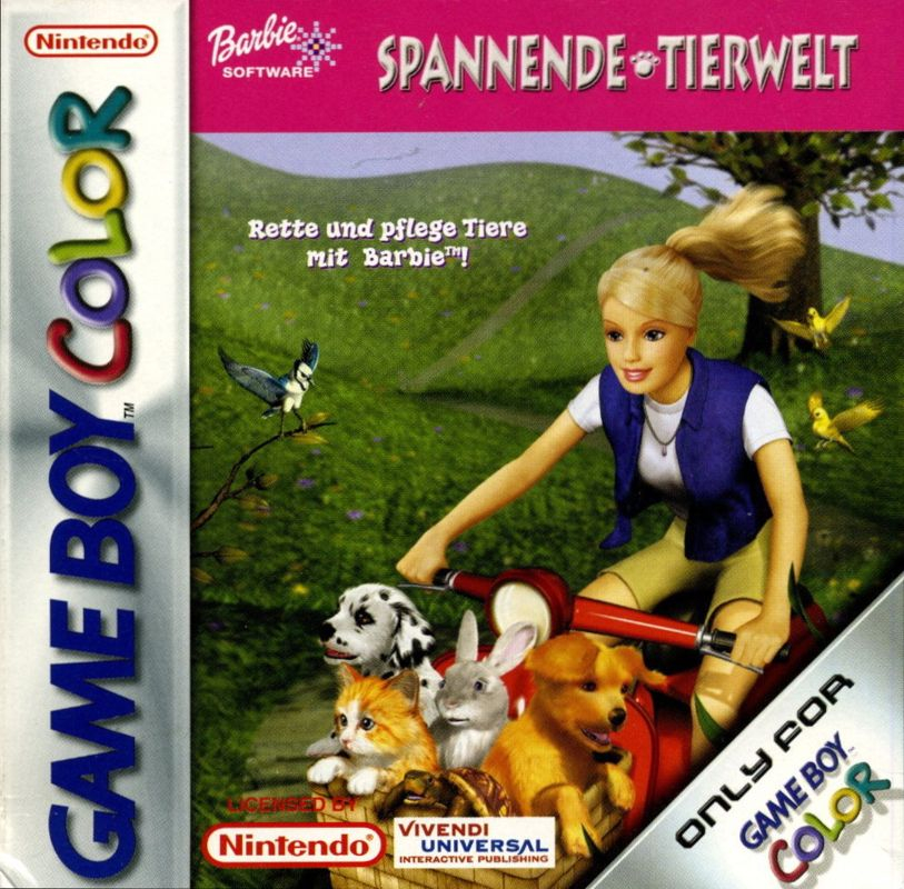 Barbie Pet Rescue 2001 Game Boy Color Box Cover Art MobyGames