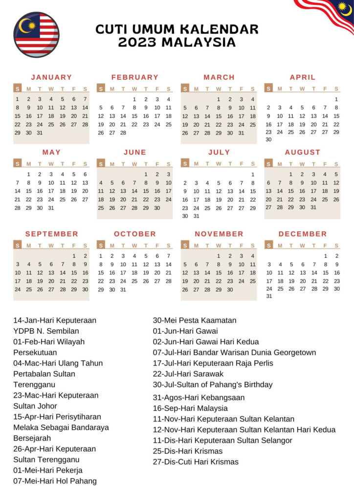 Calendar 2025 Malaysia Public Holiday Malaysia Pdf Foremost Notable 