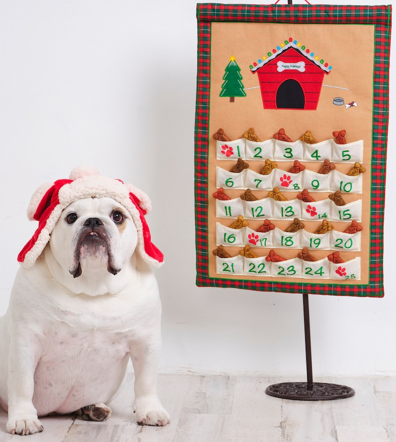 Dog Advent Calendar Pet Christmas Countdown Etsy