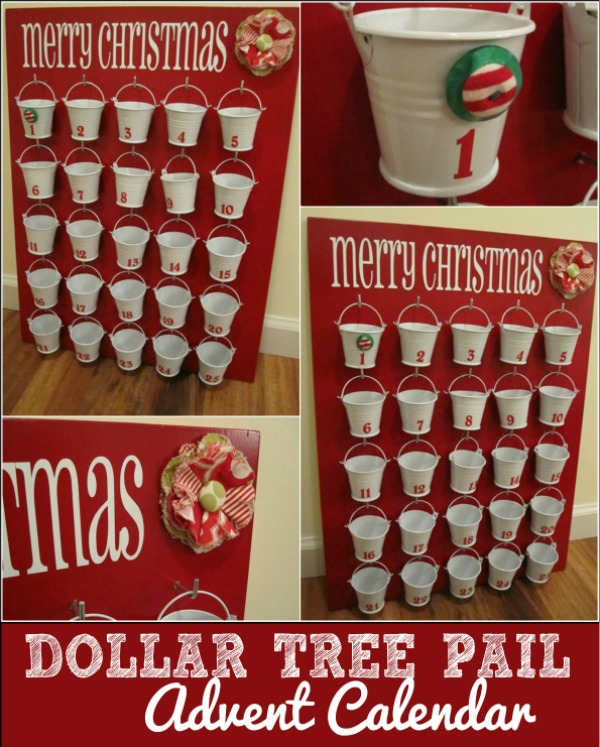 Dollar Store Advent Calendar Holiday Inspiration Hoosier Homemade