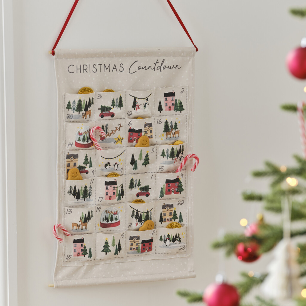 Fabric Christmas Advent Calendar Kit Ginger Ray