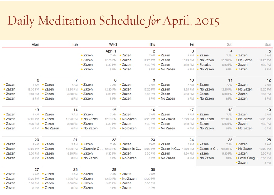 Frank Allocca Mediator Calendar