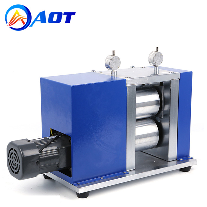 Lab Electric Battery Roller Press Machine For Electrode Sheets Calendering