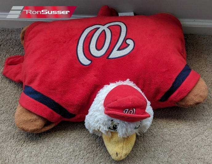 MLB Washington Nationals Nats Mascot Screech Pillow Pet RonSusser