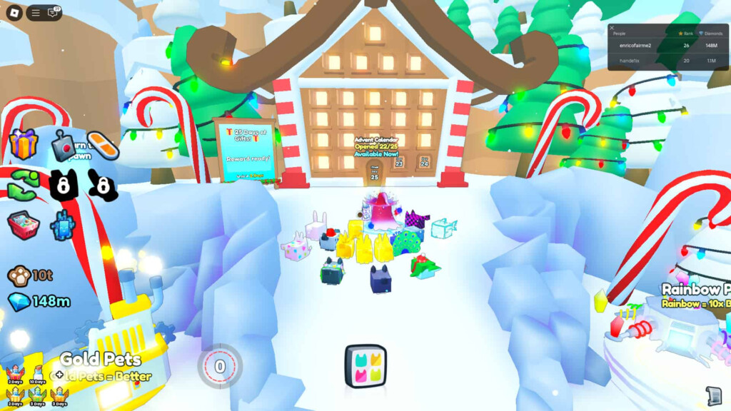 Pet Simulator 99 Advent Calendar 2024 Daily Quests Rewards Guide 