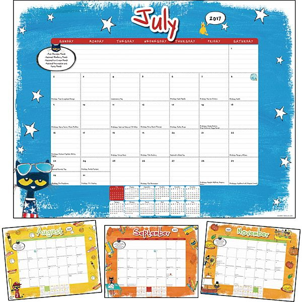 Pete The Cat Calendar Calendar Productivity Hacks