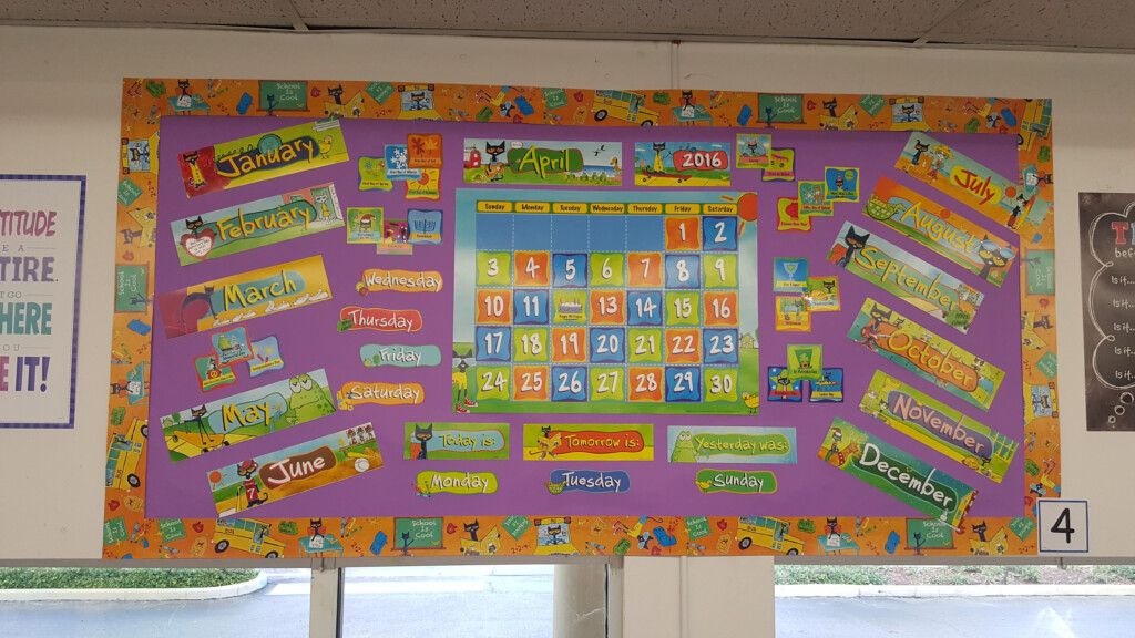 Pete The Cat Calendar Calendar Productivity Hacks
