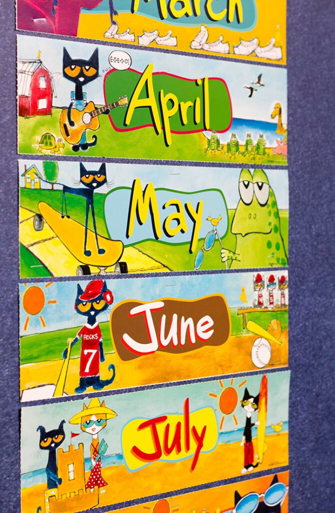 Pete The Cat Calendar Calendar Productivity Hacks