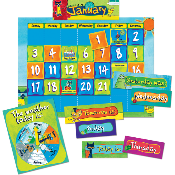 Pete The Cat Calendar Kit TCR62388 Teacher Created Resources
