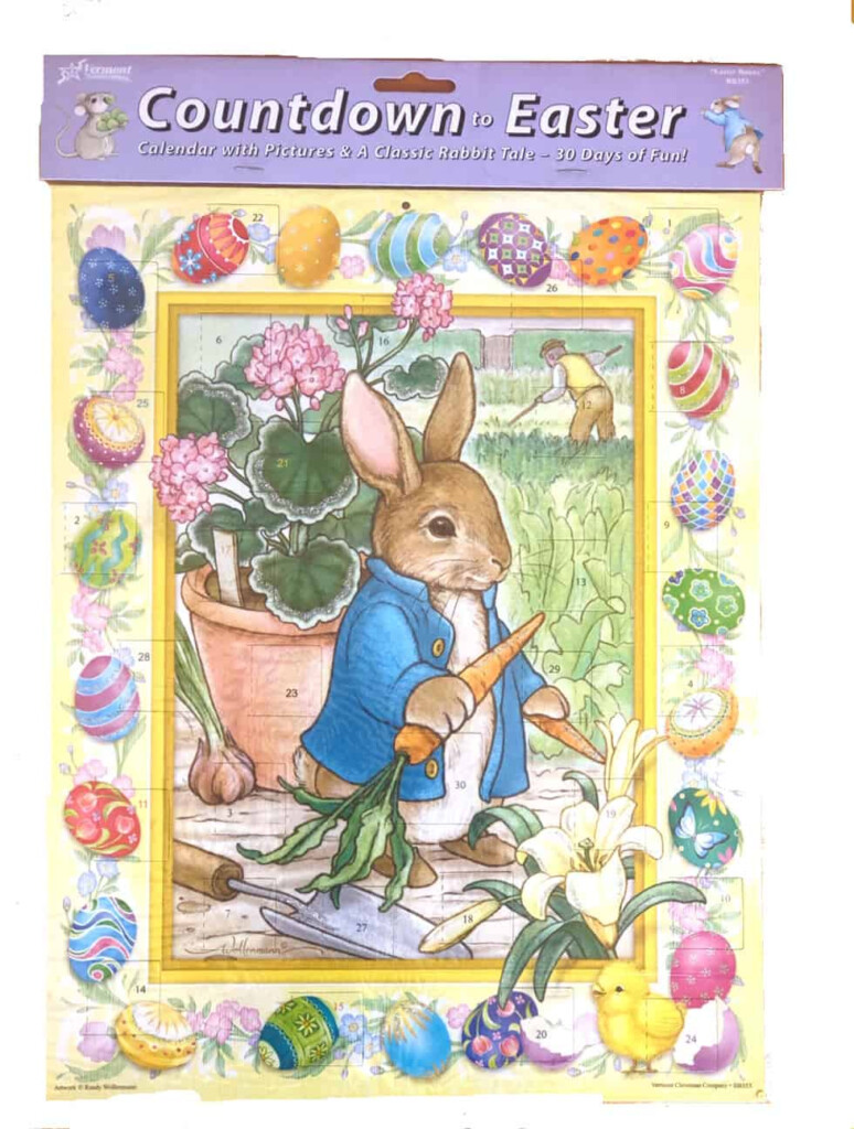 Peter Rabbit Easter Countdown Calendar Little Advent Boxes