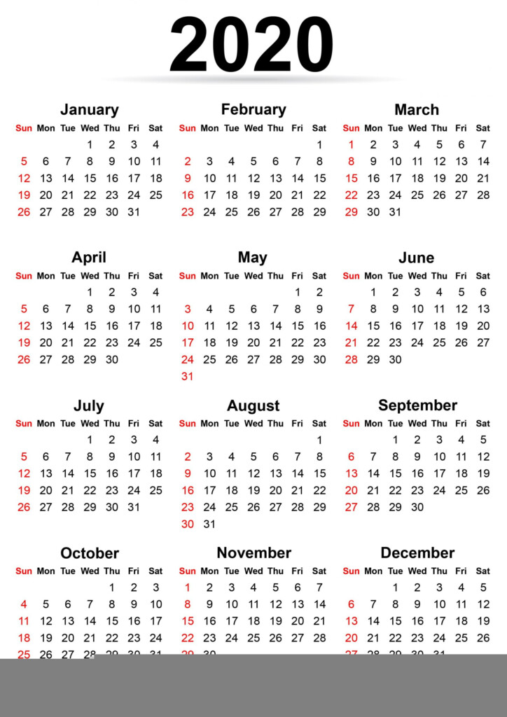 Pick Print Free Calendars Without Downloading 20202 Calendar 