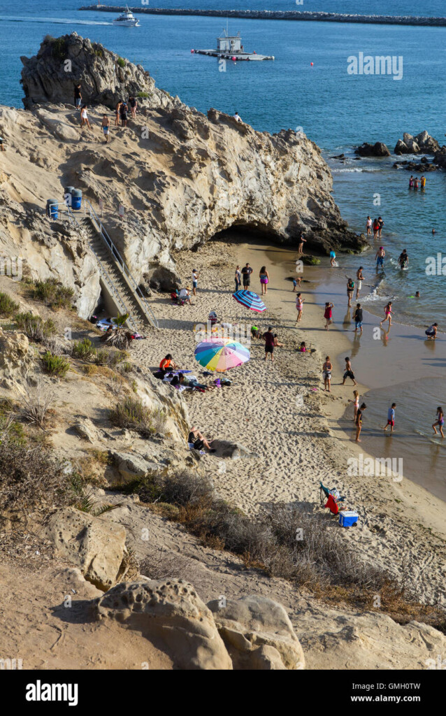 Pirates Cove Beach At Corona Del Mar A Neighborhood In The Affluent 
