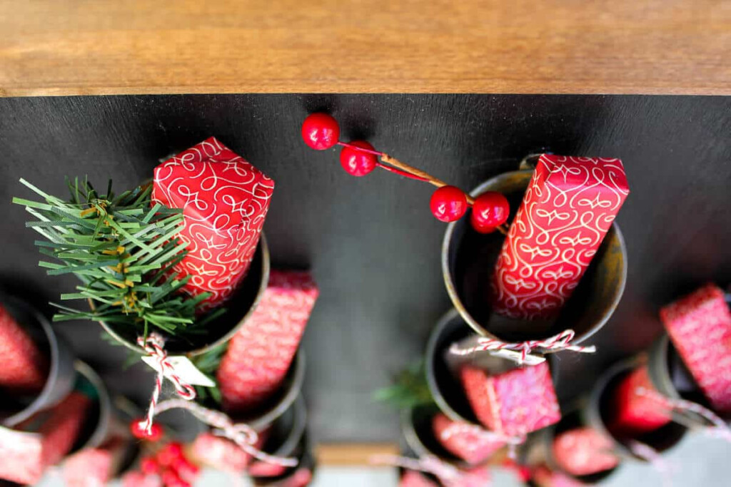 Pottery Barn Knockoff DIY Advent Calendar Tutorial