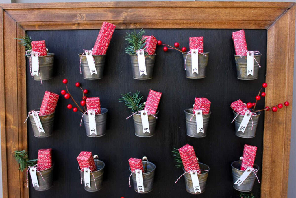 Pottery Barn Knockoff DIY Advent Calendar Tutorial