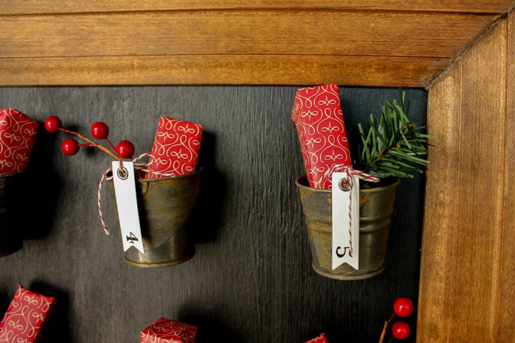 Pottery Barn Knockoff DIY Advent Calendar Tutorial