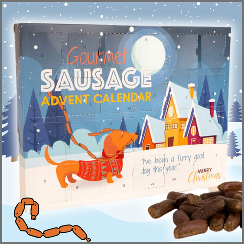 Sausage Dog Gourmet Christmas Advent Calendar Sausage Dog Box