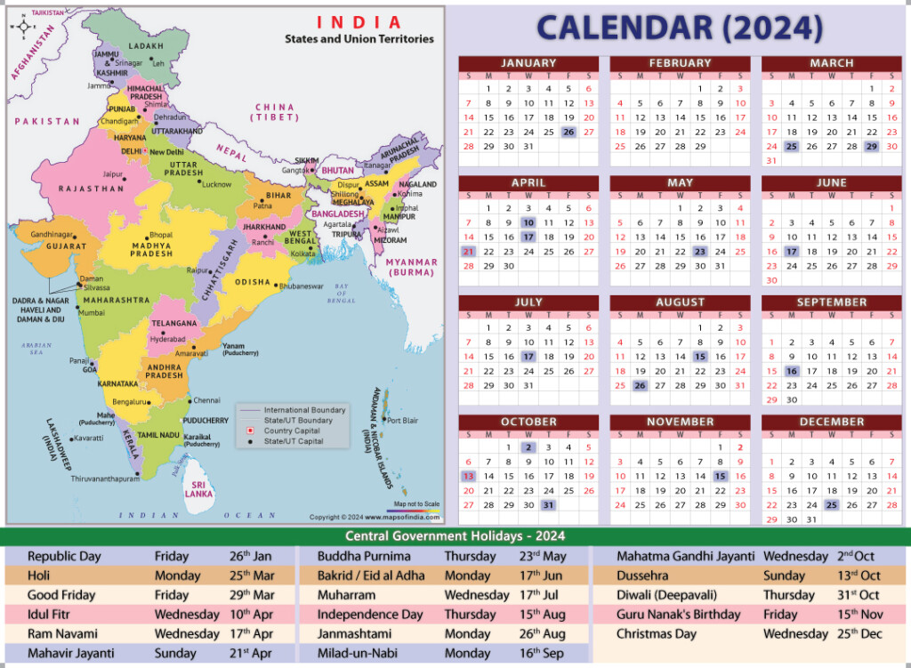 September 2025 Holiday Calendar India Violet Grace