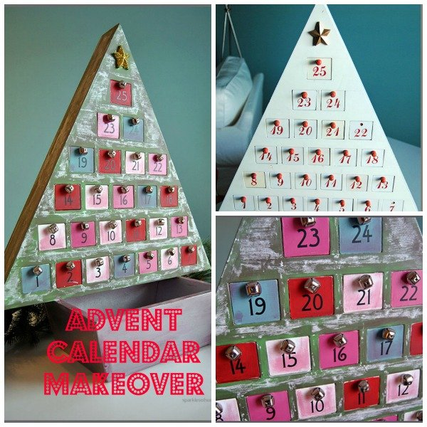 Thrift Store Advent Calendar Makeover Sparkles Of Sunshine