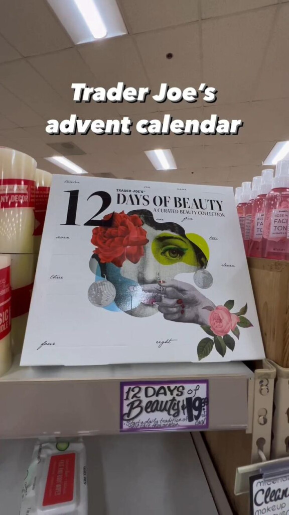 Trader Joes Advent Calendar 2025 King Rivera