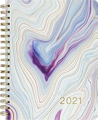 2021 Blue Agate Desk Calendar 16 month Engagement Calendar Peter 