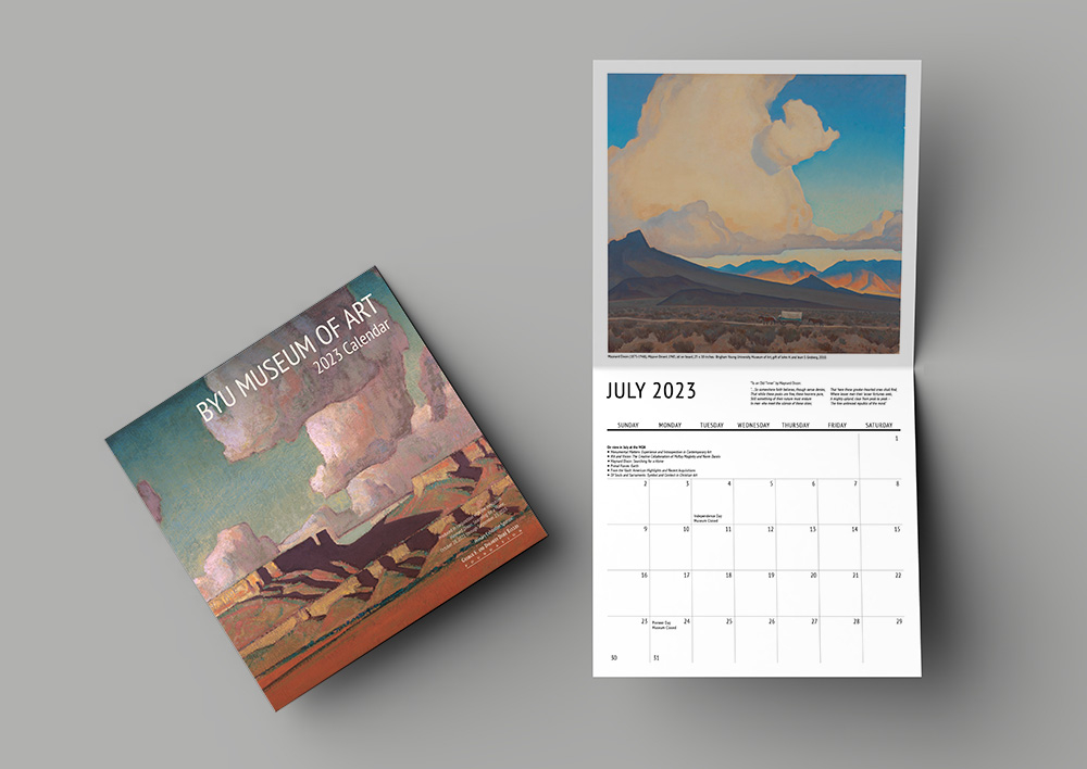 2023 MOA CALENDAR BYU Museum Of Art Store