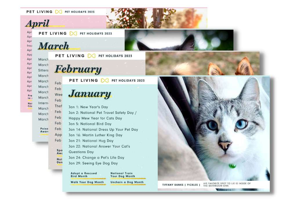 2023 Pet Holidays Calendar