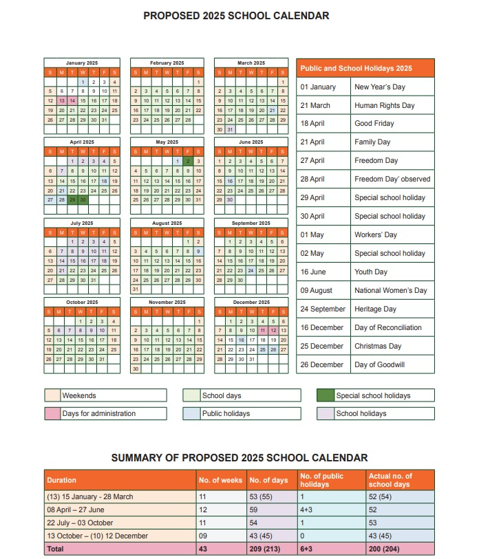2025 School Calendar Elsie Idaline