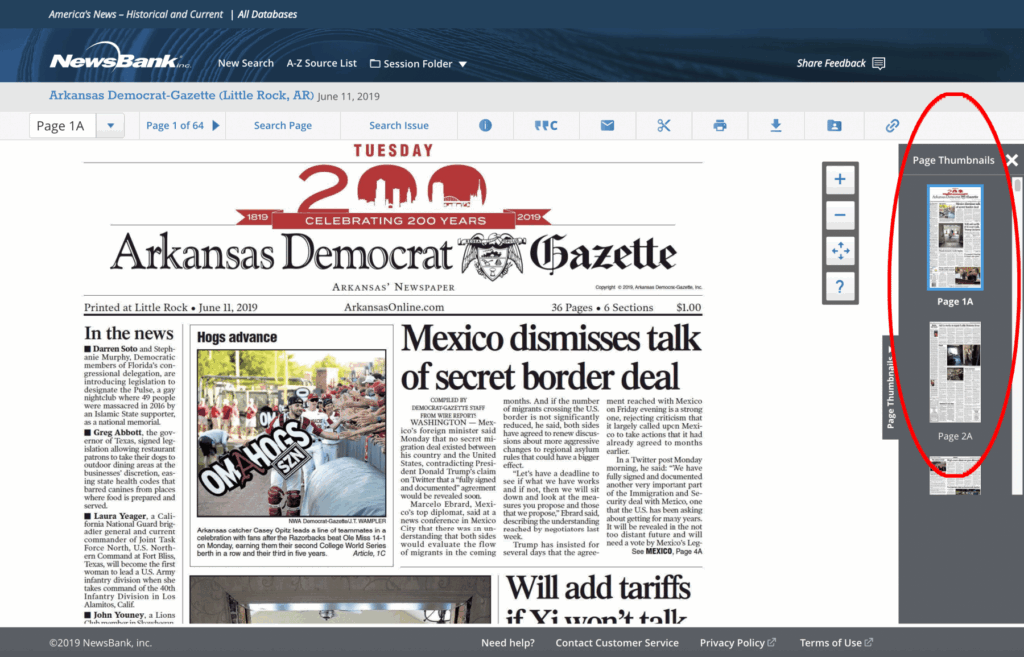 Accessing The Arkansas Democrat Gazette Magale Library Southern 
