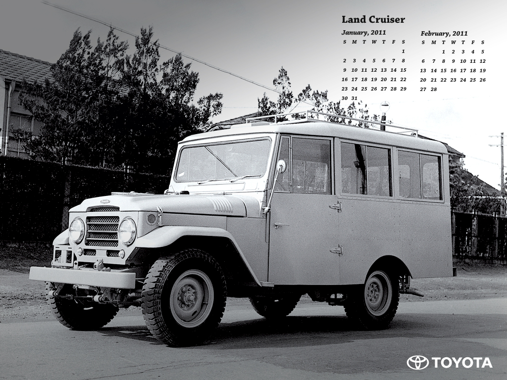 Area 2207 Toyota Land Cruiser Calendar