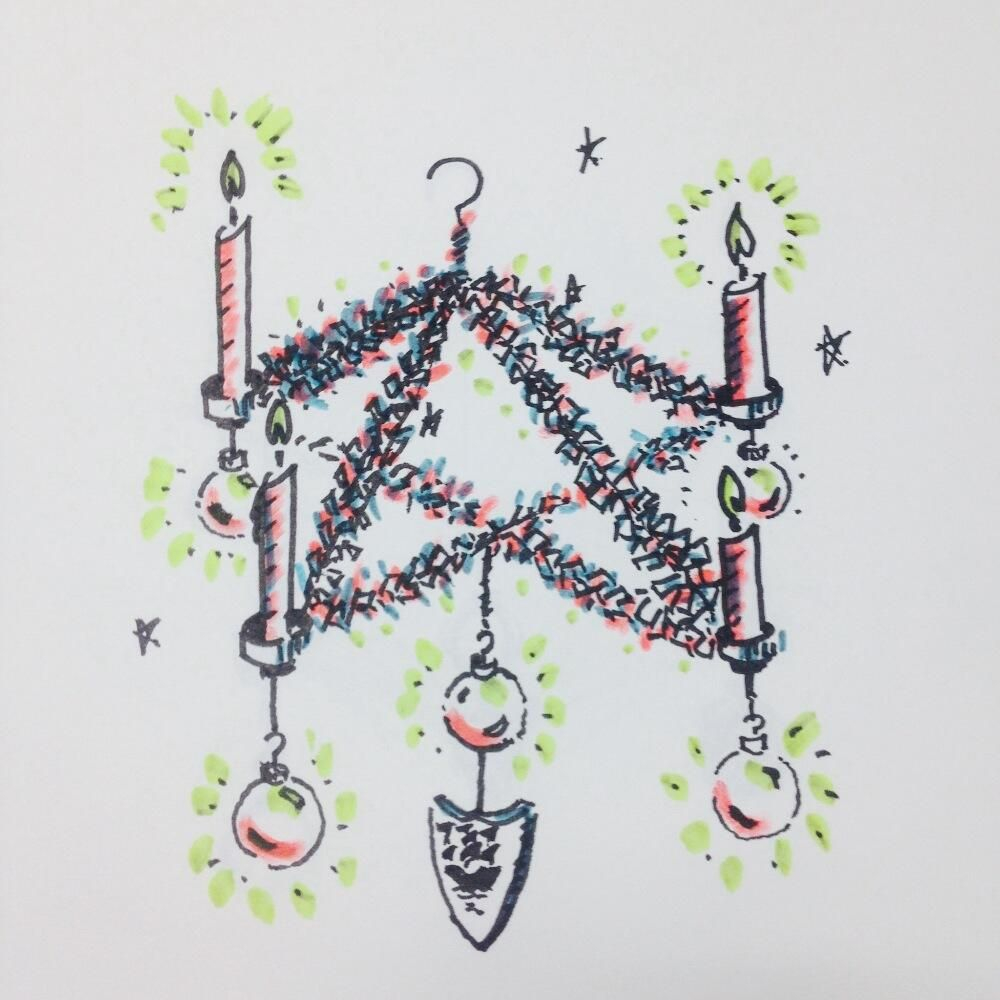 Blue Peter Advent Candle 2024 India Farrah Tiffie