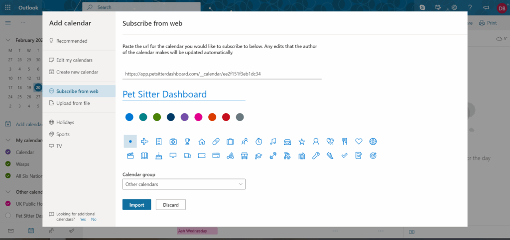 Calendar Integration iCal Pet Sitter Dashboard