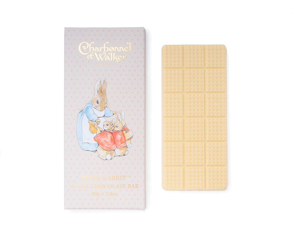 Charbonnel Et Walker Peter Rabbit White Chocolate Bar English 