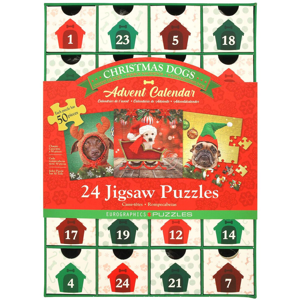 Christmas Dogs Advent Calendar Puzzles