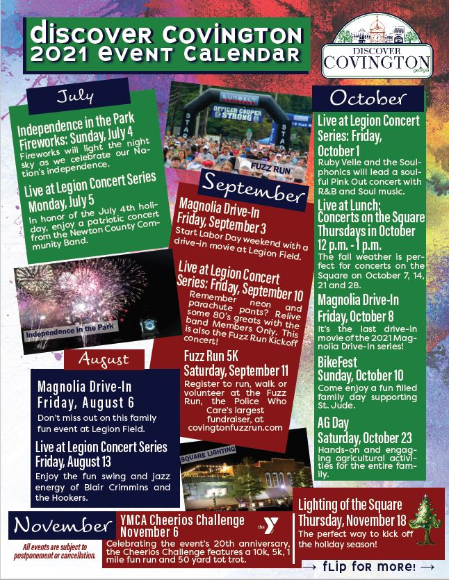 Covington La Calendar Of Events Leola Nikolia