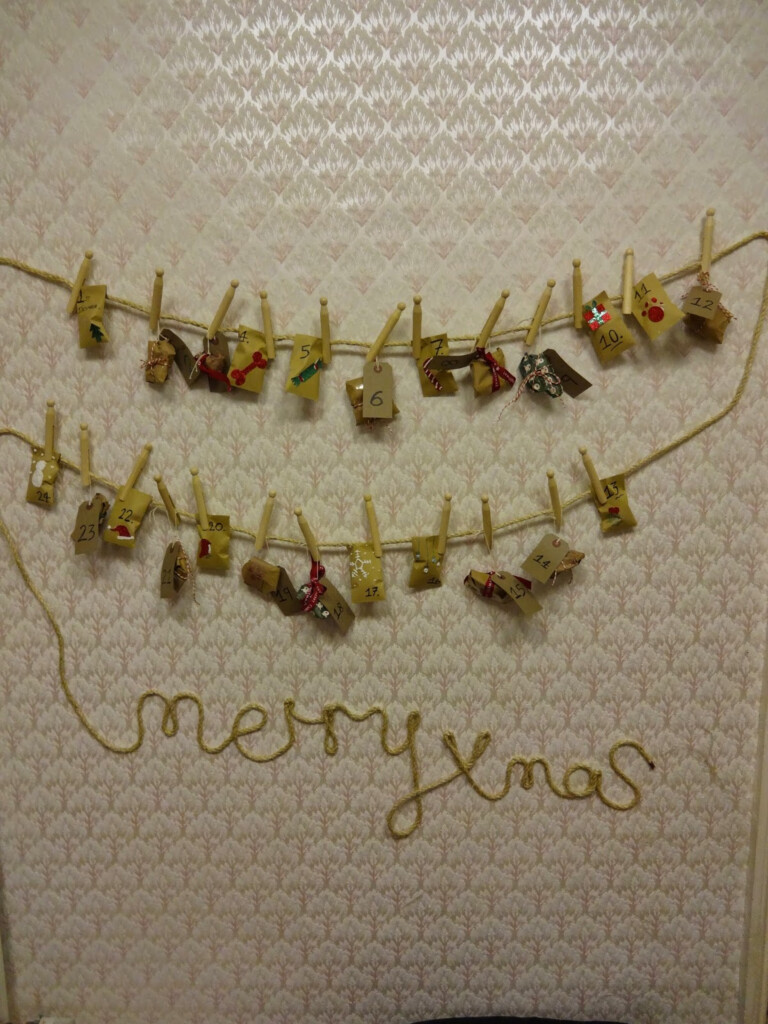 DIY Advent Calendar For Dogs Kezzabeth DIY Renovation Blog