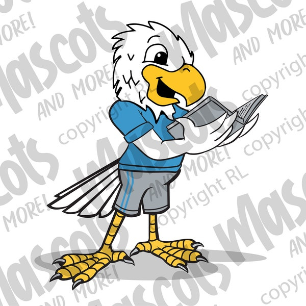 Eagle Reading Svg Etsy