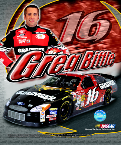 Greg Biffle NASCAR Driver Car 16 Company Sponsor Photo Picture