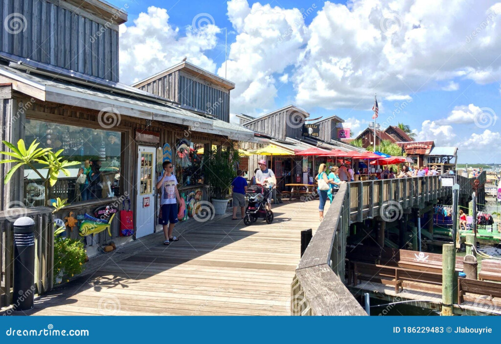 John s Pass Boardwalk In St Pete Beach In Florida Editorial Stock Photo 