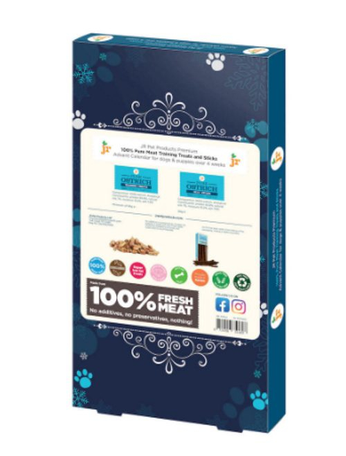 JR Pet Products Pure Ostrich Advent Calendar Mademoiselle Fifi