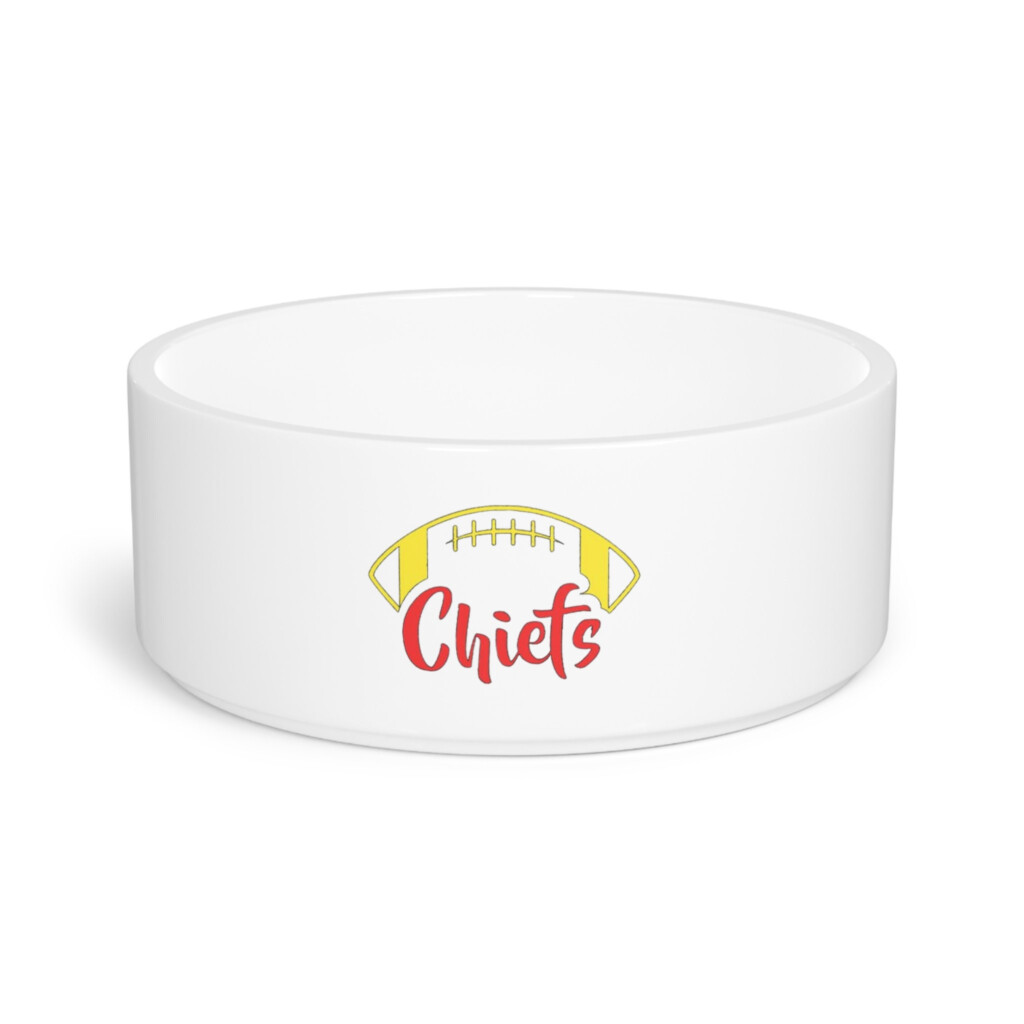 Kansas City Chiefs Pet Bowl Chiefs Pet Bowl Chiefs Dog Food Etsy