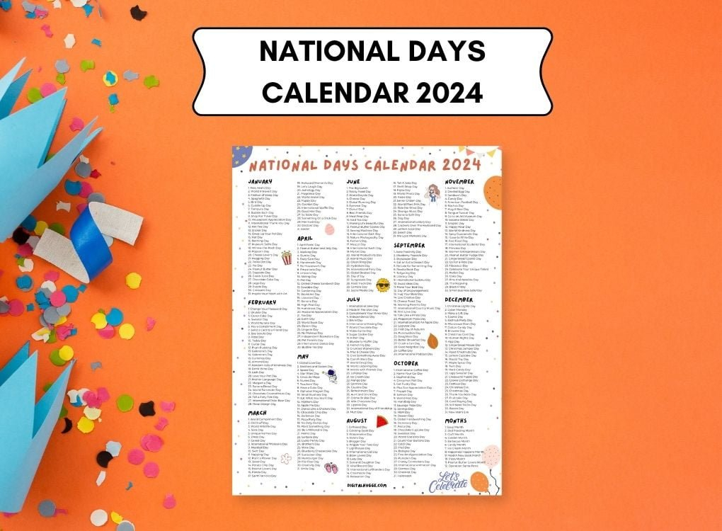 National Calendar Days April 2025 Emily Harper