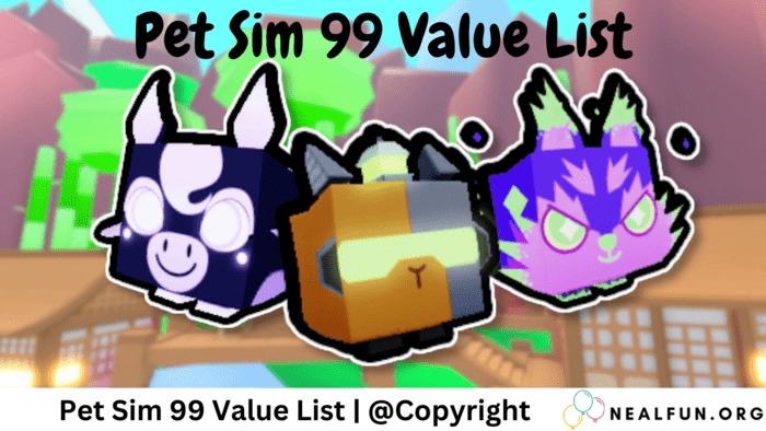 Pet Simulator 99 Value Guide