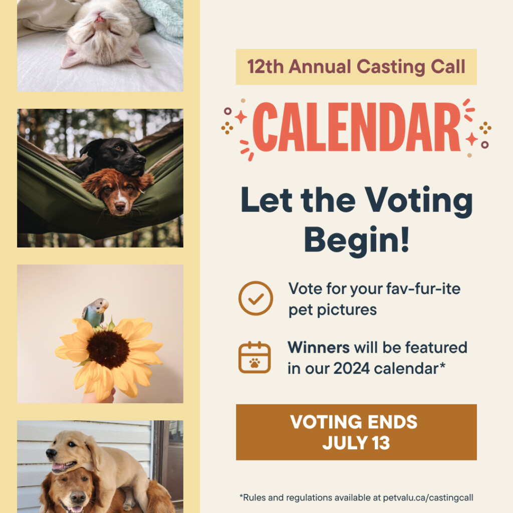 Pet Valu Calendar Contest 2024 Winners Elyse Imogene