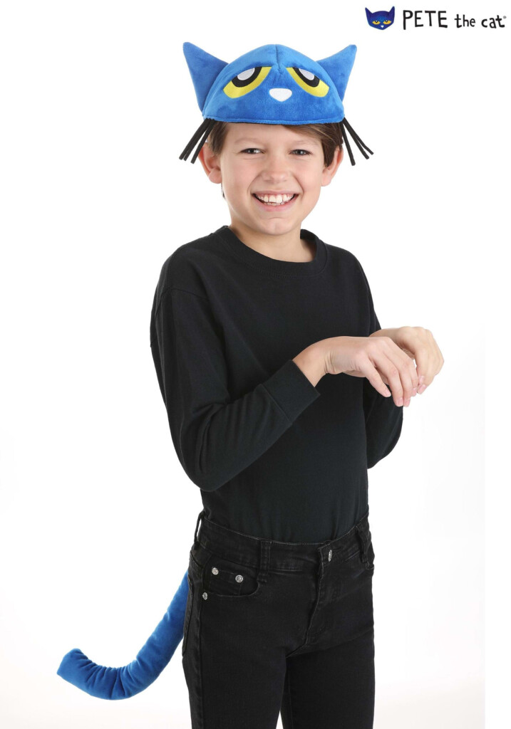 Pete The Cat Face Headband And Tail Accessory Kit