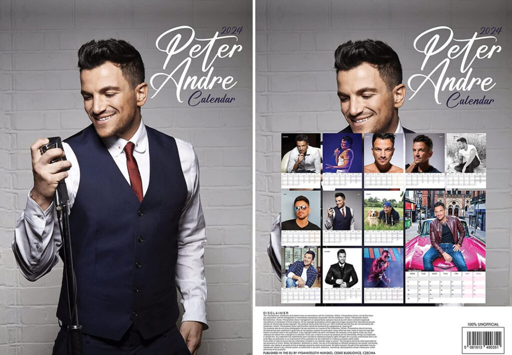 Peter Andre Calendar 2024 Etsy