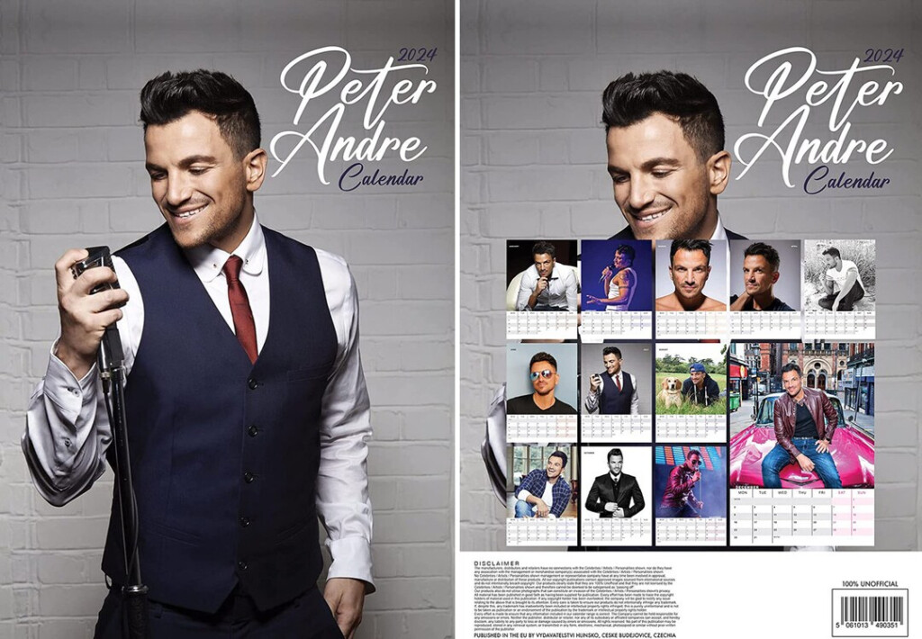 Peter Andre Calendar 2024 Etsy