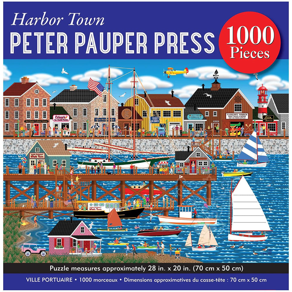 Peter Pauper Press Harbor Town Puzzle 1000pcs Puzzles Canada