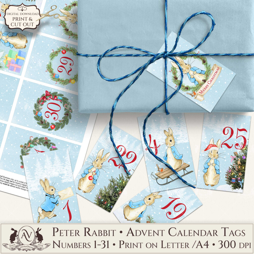 Peter Rabbit Advent Calendar 2024 Dale Jacquette